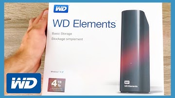 WD Elements 4TB HDD review opening