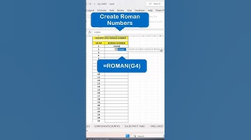 Roman Number #shorts #short #viral #excel #exceltutorial #ai #technology #gaming #trending