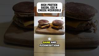 High protein bacon, egg n cheese McGriddle