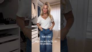 Best Jeans for Hormonal Belly Over 40 | Why I Stopped Wearing High Ris