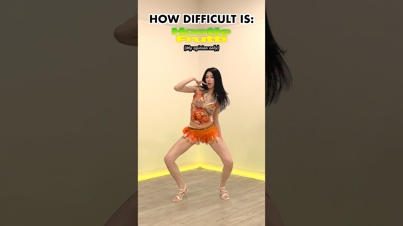 How difficult is: HOOTIE FRUTTI - KATSEYE 🥭 [MIRRORED] #katseye #hootiefrutti #kpop
