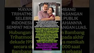 Mayangsari dan Bambang Trihatmodjo pasangan yang pernikahannya sempat menjadi perbincangan luas