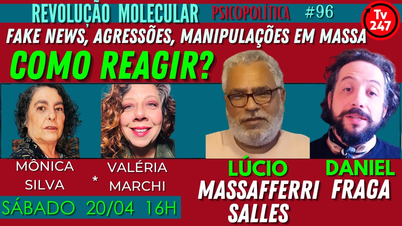 REVOLUÇÃO MOLECULAR - FAKE NEWS, AGRESSÕES, MANIPULAÇÕES EM MASSA: COMO REAGIR ? - #96