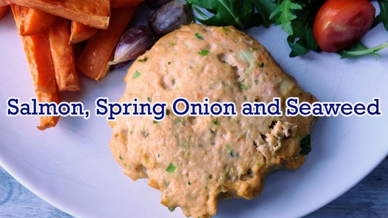 Salmon Spring Onions and Seaweed Burgers YouTube