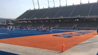 Boise State Football Practice Highlights, Aug. 9, Practice 1