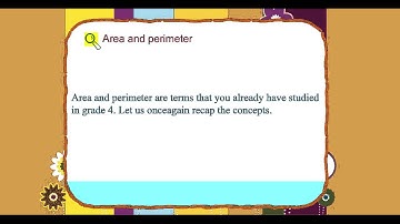 Explore Math Class 5, Unit 14,02 Area and perimeter