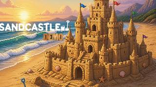 Playing The Ultimate Relaxing Sandbox Game Out There- Sandcastle Demo Version- First Look