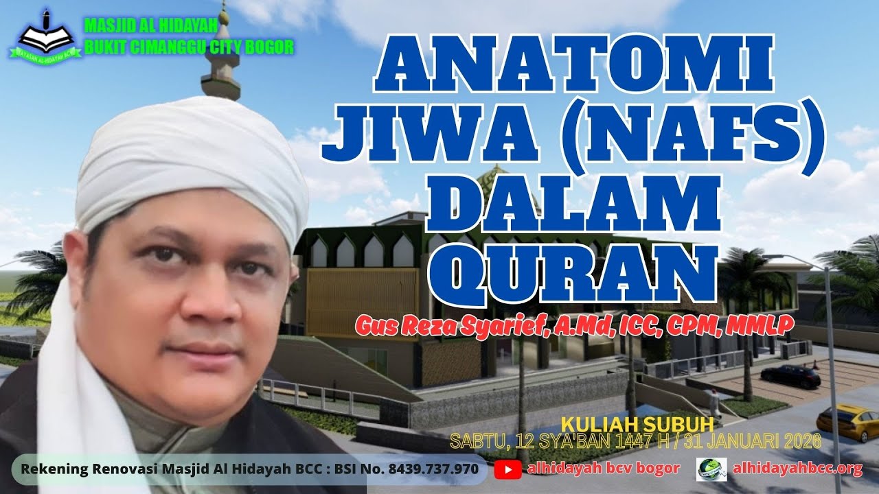Anatomi Jiwa (Nafs) dalam Quran - Guz Reza Syarief, A.Md, ICC, CPM, MMLP