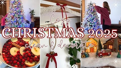 ✨NEW 2025 CHRISTMAS CLEAN & DECORATE / NEW WEEKLY RESET / CHRISTMAS DECORATE WITH ME / CHRISTMAS 🎄