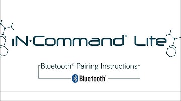 iN·Command® Lite | Bluetooth Pairing Instructions