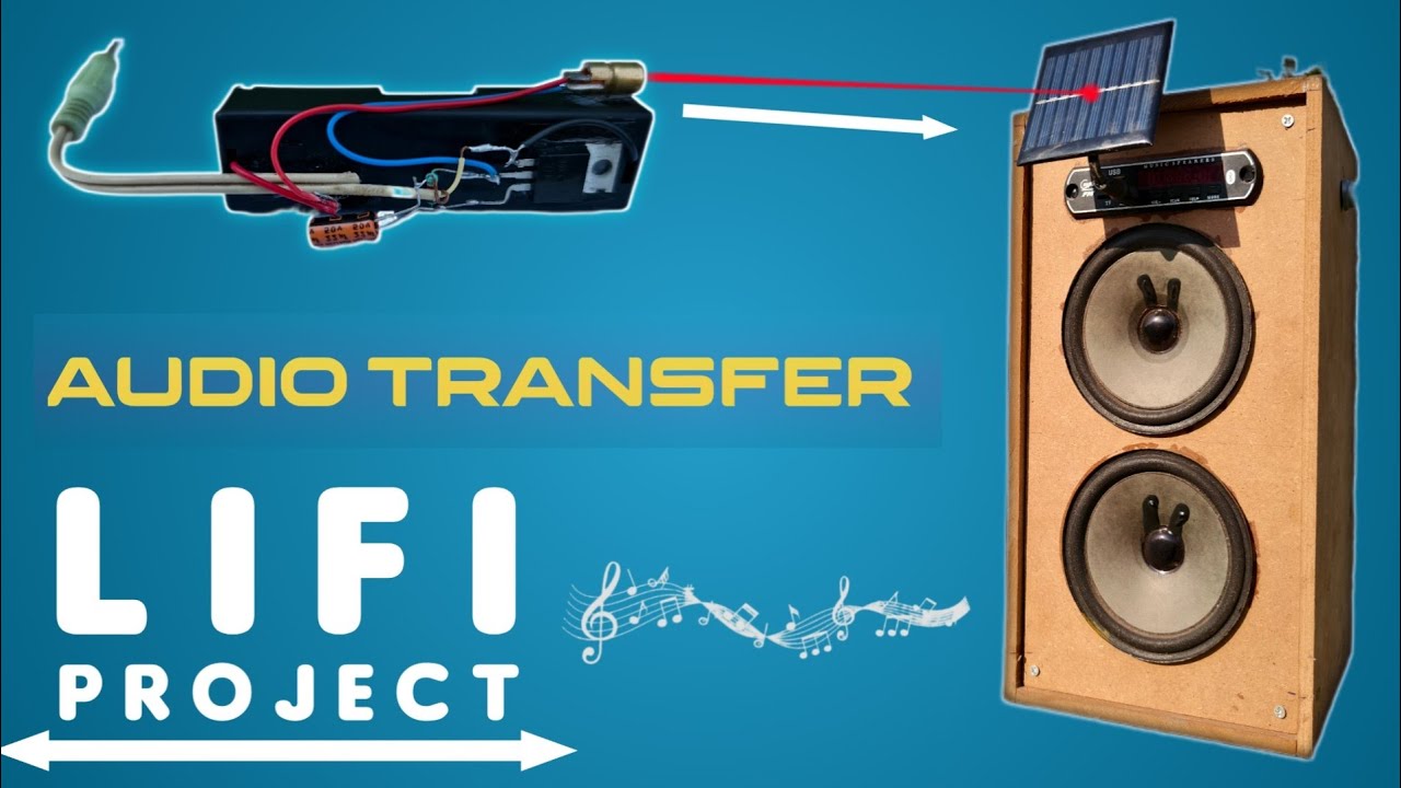 Li-Fi Audio Transmission — Send Sound with Laser & Solar Panel (DIY Project)
