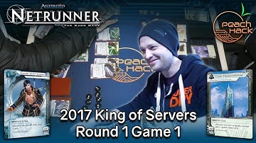 Netrunner - Geist vs. Titan Transnational - 2017 King of Servers - Round 1 Game 1