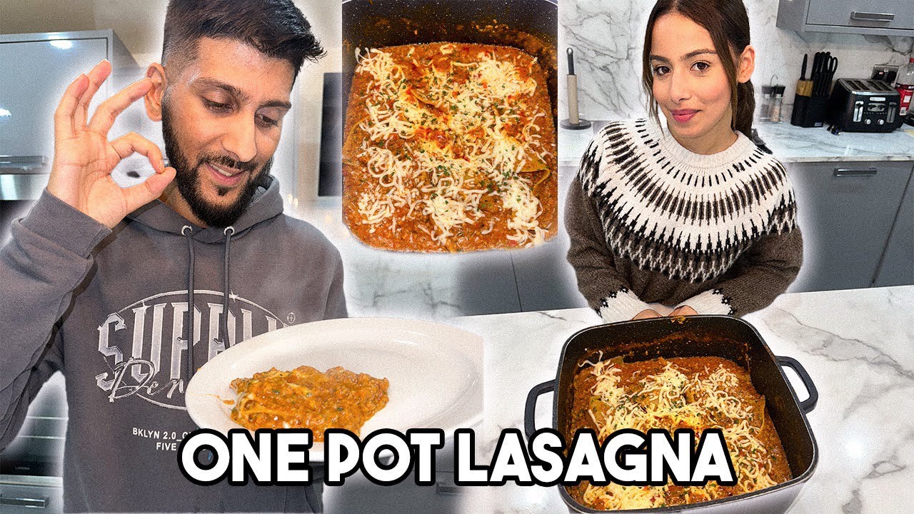 THE MOST QUICK & EASIEST ONE POT LASAGNE RECIPE 😍 ADEENA LOVED IT!!! 👀