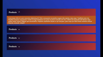 How to create an Accordion WITHOUT jQuery! #css  #an Accordion css