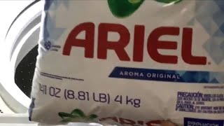 Test run of Ariel detergent