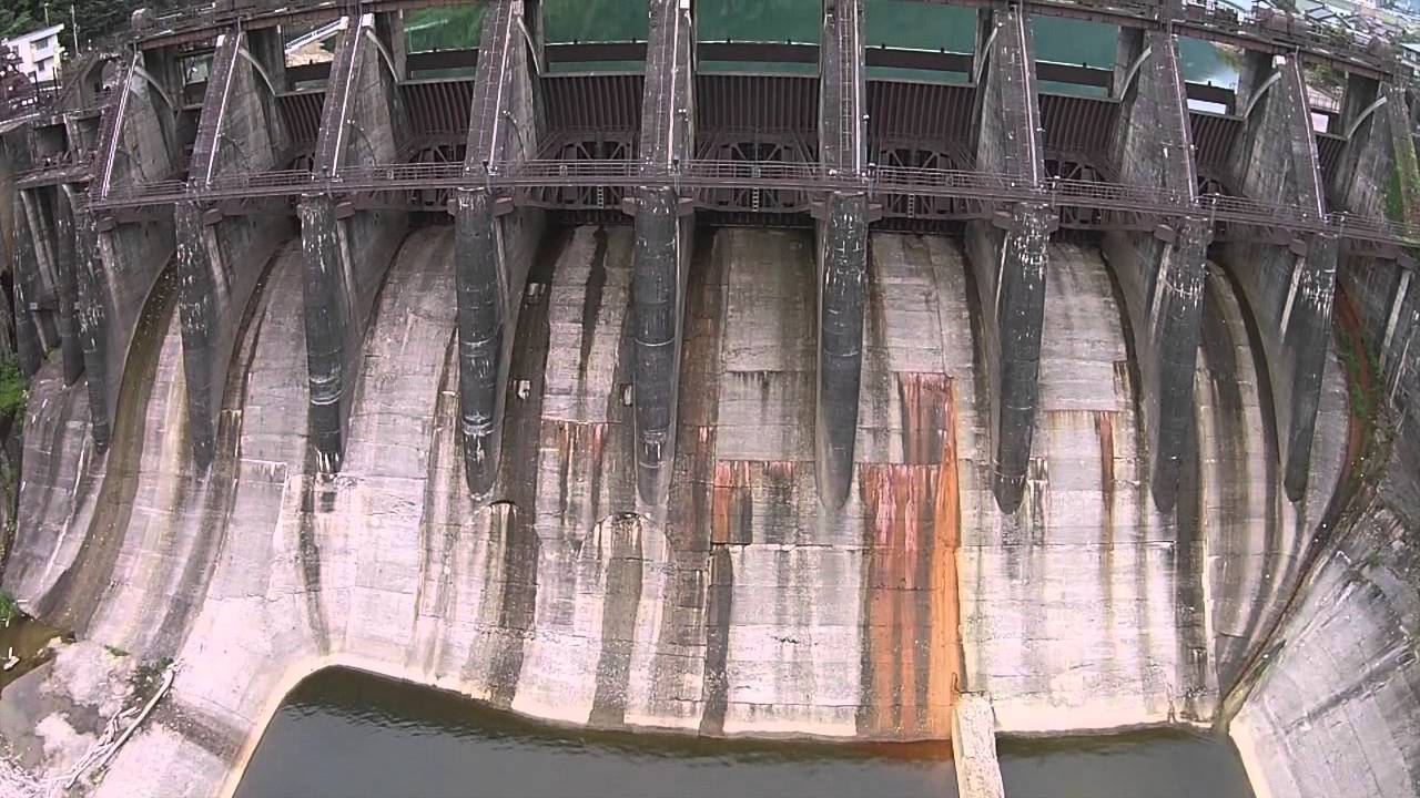 神二ダム (富山県富山市) Jinni Dam in Toyama city, Toyama prefecture, Japan YouTube