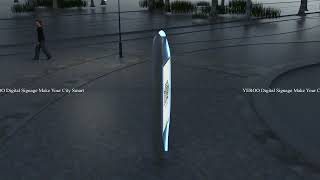 Outdoor P5 Led Display Light Box Advertising Mupi