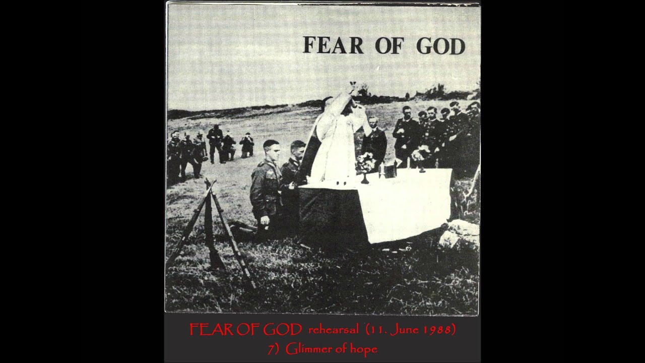 FEAR OF GOD rehearsals 1987, 1988  Swiss noise grind core