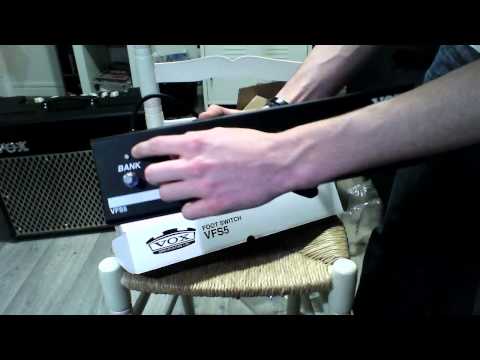 Vox VFS5 Valvetronix Footswitch Unboxing (Français)