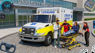 🚨 Ambulance City Rescue Simulator 3D - Urgence 911 Gameplay Android 2026 - Rythme cardiaque élevé screenshot 1