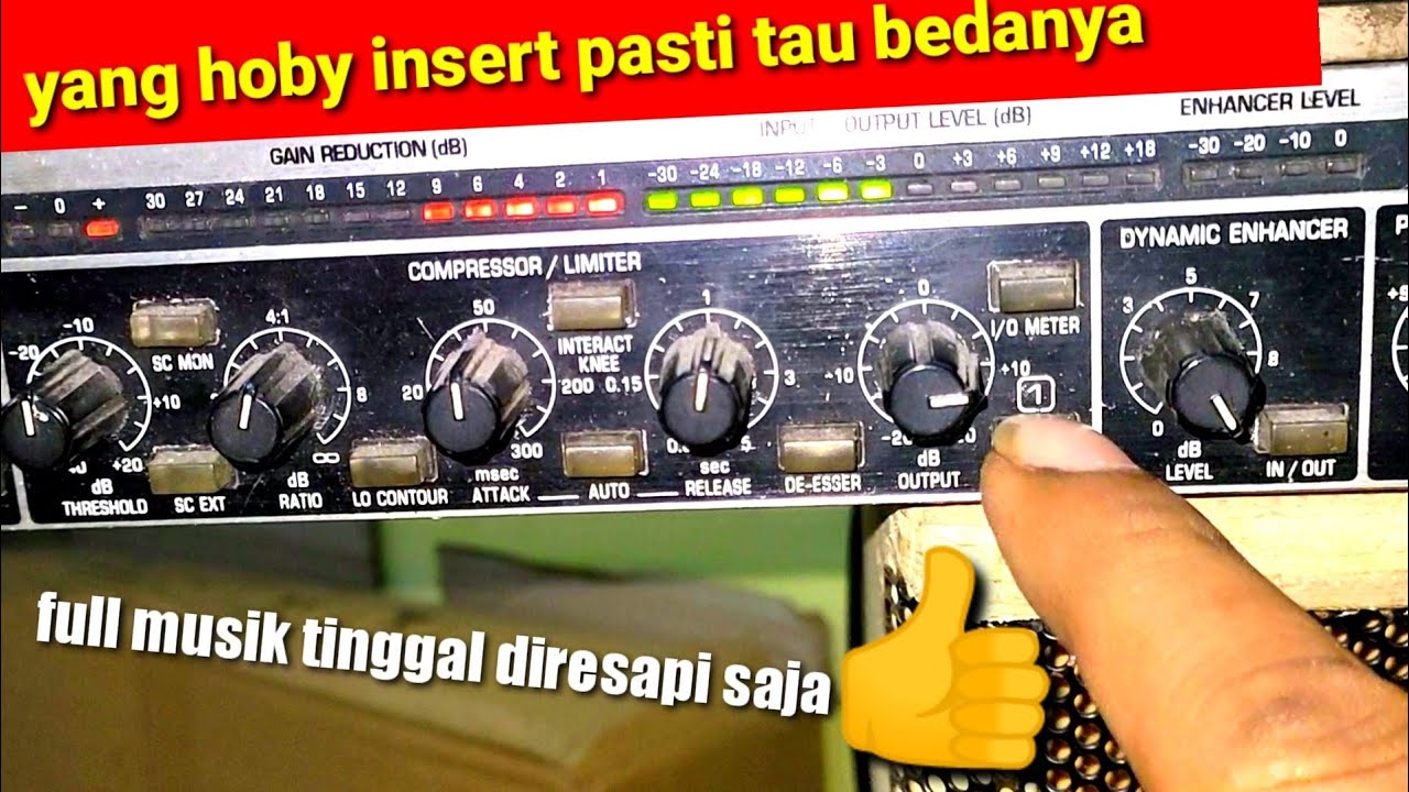 setting compresor || suara kendang tak dut