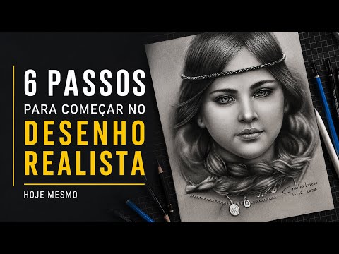 🔴 LIVE -  6 PASSOS pra você começar no desenho realista hoje mesmo!