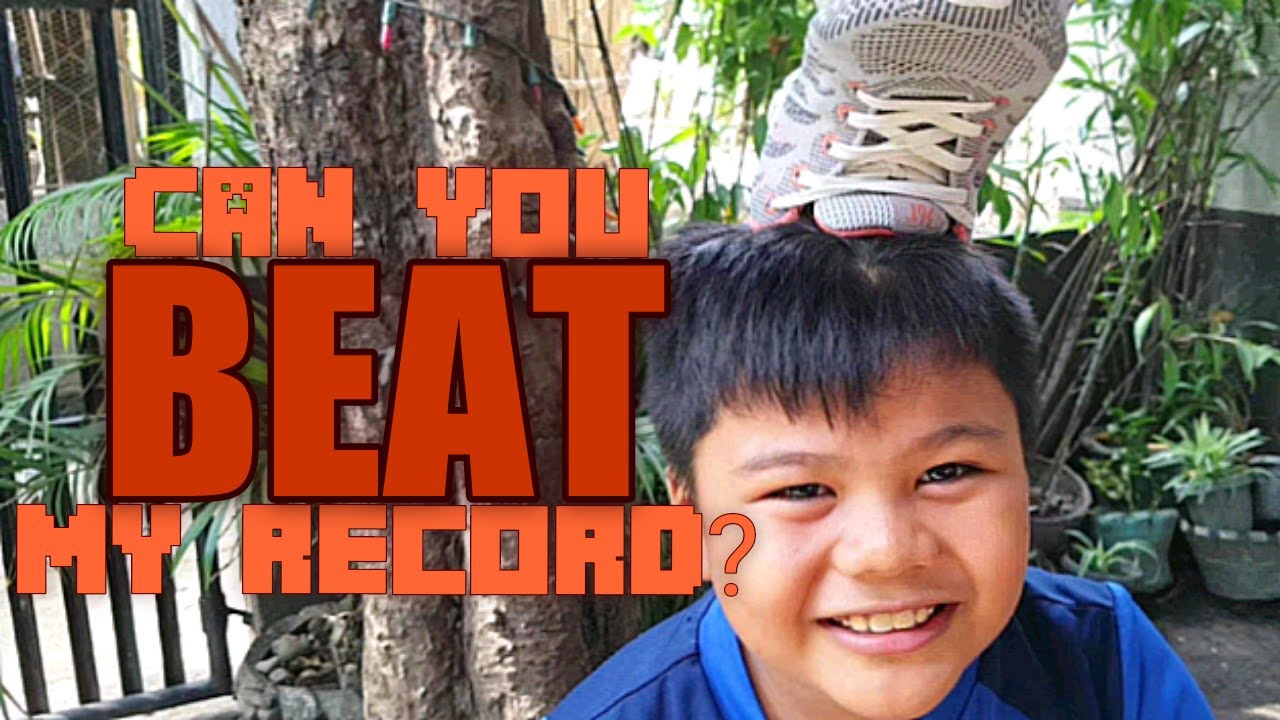 Longest Time Balancing An UpsideDown Shoe On Top Of Head YouTube