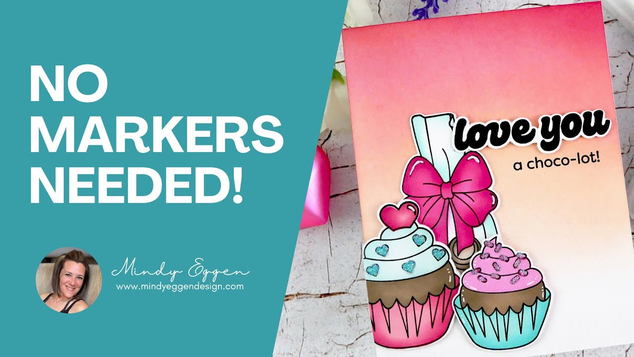 No Markers Needed! Sweet Treats Coloring Stencil : Simon Says Stamp