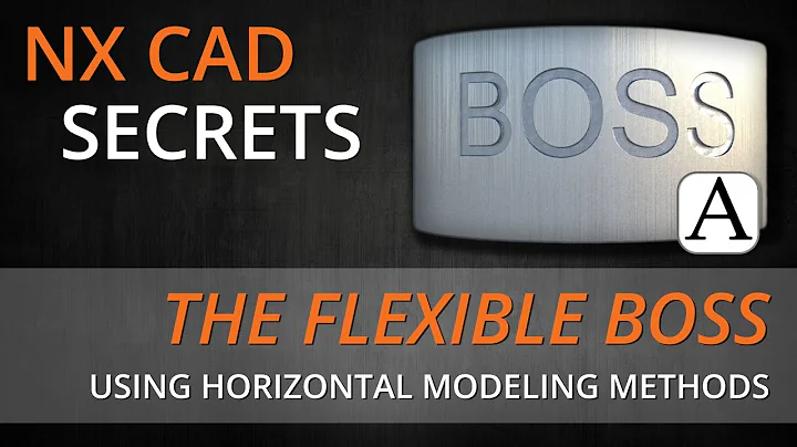 Siemens NX Pro Tutorial - how to get the most out of a text or logo debossment without fails