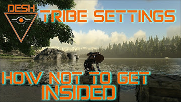 How to Not Get Insided! | ARK: Survival Evolved Tribe Settings