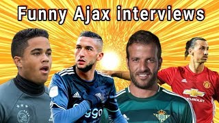 Most funny ajax interviews ever I Dutch/English I HD