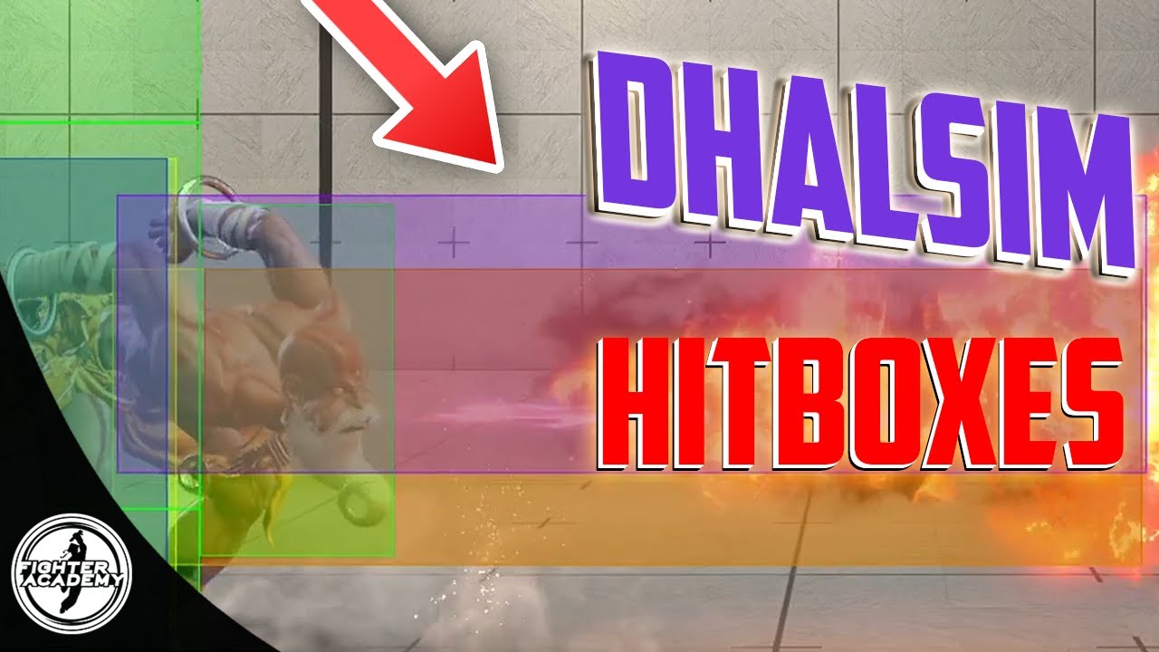 Street Fighter 6 Roster Hitboxes - Dhalsim - YouTube