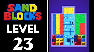 Sand Blocks: Drop Puzzle Level 23 Walkthrough