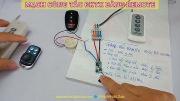 🔷 Cách SỬ DỤNG HIỆU QUẢ MẠCH ĐIỆN THU SÓNG RF. Ghép Remote cho mạch điều khiển từ xa. 3,6-36VDC