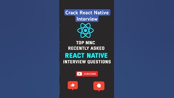 React Native Interview Question - 1/101 | React Native Interview Hack. #reactinterview #reactnative