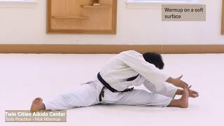 Solo 2/6 Solo Aikido Practice - Warmup on a soft surface or mat - Twin Cities Aikido Center screenshot 2
