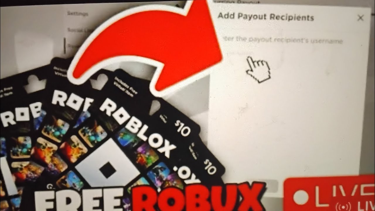 giving 200k robux to every viewer! - YouTube