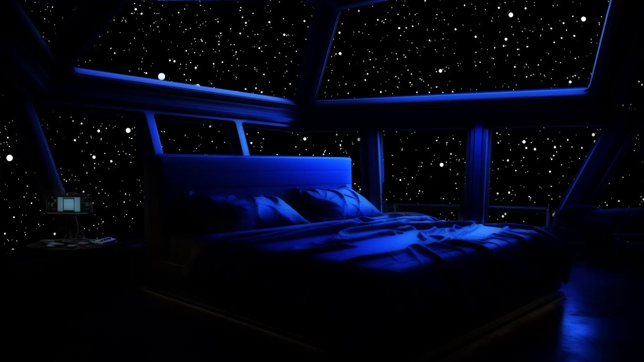 Night Sounds & Brown Noise | Starry Space Relaxation for Insomnia ...