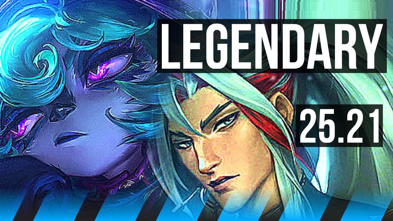 VEX vs YONE (MID) | 10 solo kills, 22/2/7, 51k DMG, Legendary | KR Master | 25.21