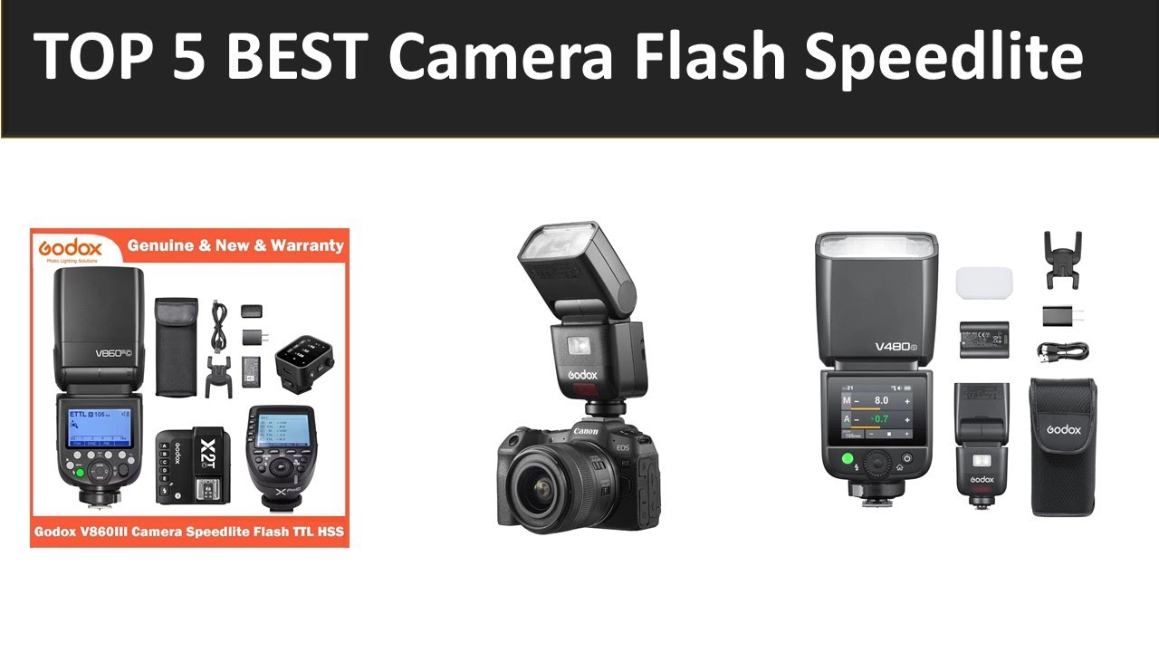 TOP 5 BEST Camera Flash Speedlite 2025