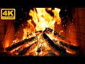Old Cabin Fireplace 12 Hours With Slow Burning Logs And Soft Wood Pops For Ultimate Comfort 