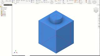Autodesk Inventor Tutorial - Lego Brick 1x1 screenshot 5
