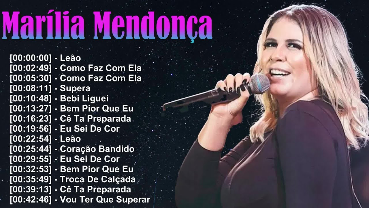 Top 10 músicas inesquecíveis – Marília Mendonça emociona com letras que tocam a alma