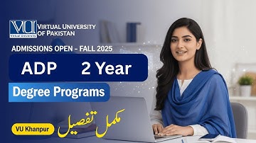 𝟐 𝐘𝐞𝐚𝐫 𝐀𝐬𝐬𝐨𝐜𝐢𝐚𝐭𝐞 𝐃𝐞𝐠𝐫𝐞𝐞 𝐏𝐫𝐨𝐠𝐫𝐚𝐦𝐬  |  𝐅𝐚𝐥𝐥 𝟐𝟎𝟐𝟓 𝐀𝐝𝐦𝐢𝐬𝐬𝐢𝐨𝐧𝐬 𝐎𝐩𝐞𝐧  |  𝐕𝐢𝐫𝐭𝐮𝐚𝐥 𝐔𝐧𝐢𝐯𝐞𝐫𝐬𝐢𝐭𝐲 𝐨𝐟 𝐏𝐚𝐤𝐢𝐬𝐭𝐚𝐧