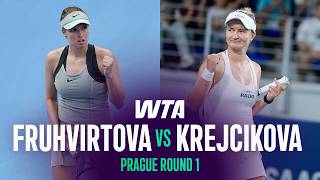 Linda Fruhvirtova vs. Barbora Krejcikova | 2026 Prague Round 1 | WTA Match Highlights