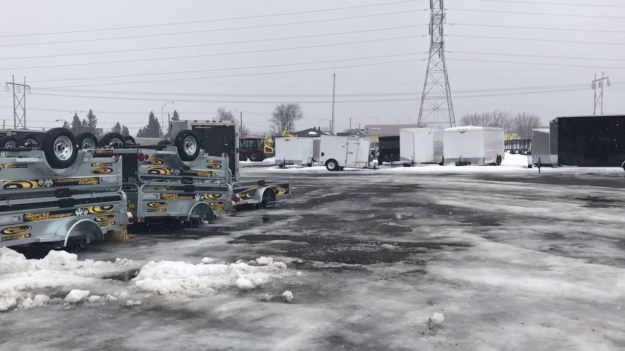 Remorque utilitaire et fermée chez pmremorques.ca