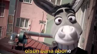 Ilk Şarkım Eşek Kostümü Ile Abone Abone Şarkısı