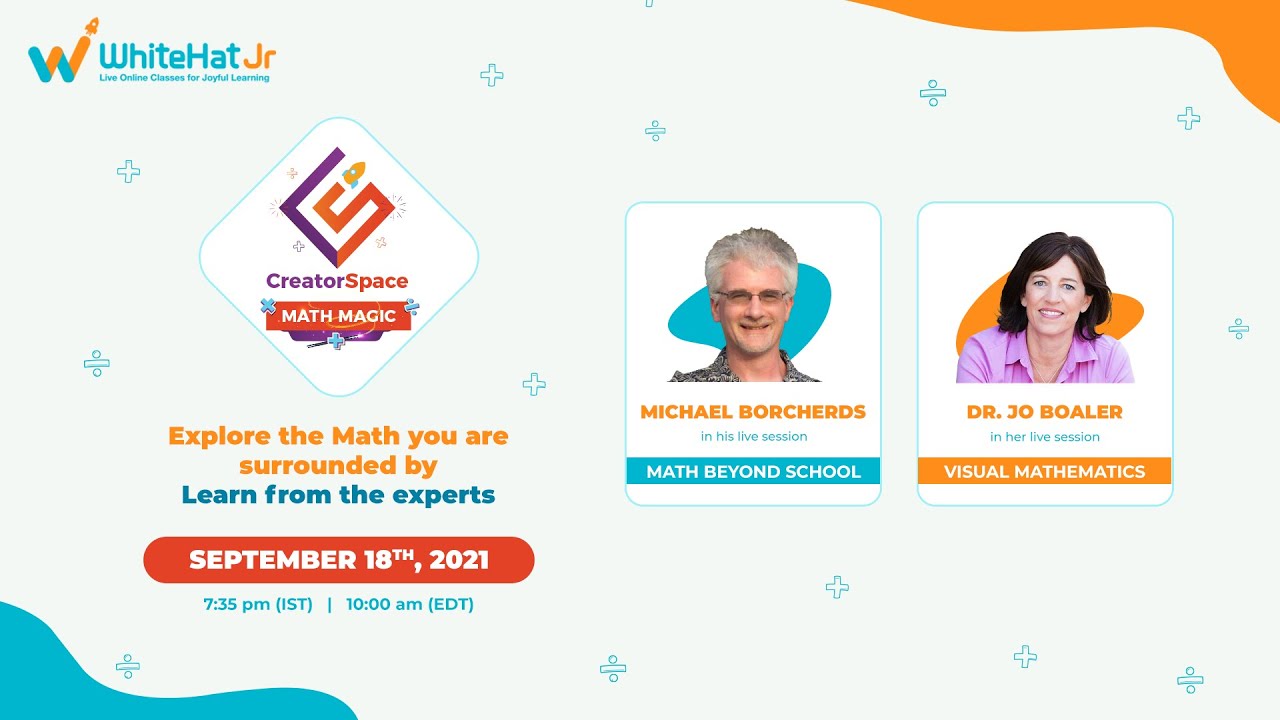 CreatorSpace MathMagic | Discover the Magic of Math | September 18th, 2021