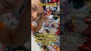 Moment berjaya hunting SR Heroes Unite di POPULAR BP Mall #cards #tournament #toys #boboiboy #rare