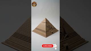 Great Pyramid #GreatPyramid#Giza#CardboardCraft #DIY#ASMR#CardboardArt#Satisfying#Explore#aiart#art